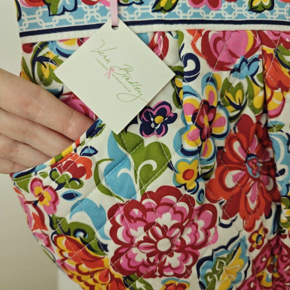 Vera Bradley Morgan Shoulder Tote Bag in Hope Garden Pattern Colorful Floral NWT - Picture 4 of 8